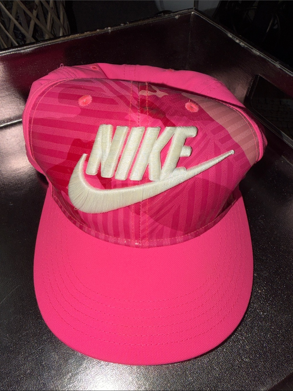 Nike Hot Pink Embroidered Swoosh Cap